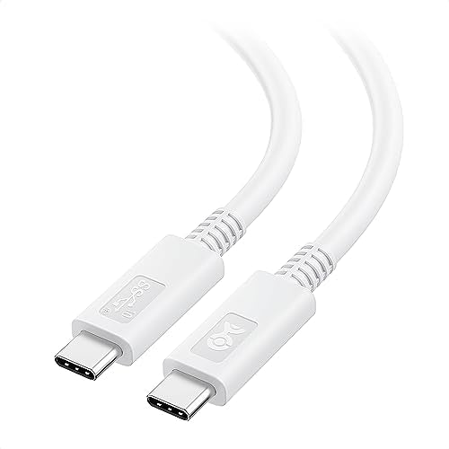 Cable Matters [USB-IF Certified] 10Gbps Gen 2 USB C Cable, 3.3ft/1m, White | [4K@60Hz Video, 100W Charging, 10Gbps Data Transfer] USB C to USB C Gen 2 Cable - color: White, size: 3.3 Feet