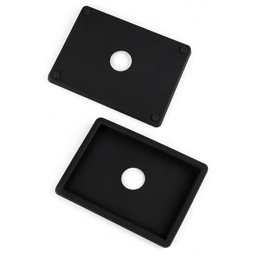 Silicone Cover for Magic Trackpad 2 & USB-C, Anti-Slip Washable Protective Case, Thin Skin Protector for Apple Magic Trackpad - color: black