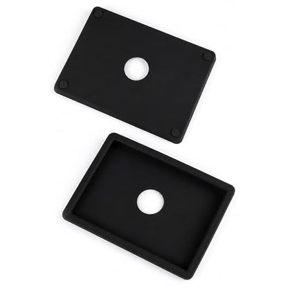 Silicone Cover for Magic Trackpad 2 & USB-C, Anti-Slip Washable Protective Case, Thin Skin Protector for Apple Magic Trackpad - color: black