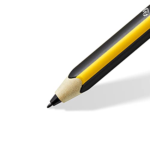 STAEDTLER Noris Jumbo Digital Stylus Pen with Eraser for Touchscreens: No Charging, Thick Triangular Barrel for Comfort, Works with Samsung Galaxy Tab, Kindle Scribe & More, Replacement Nibs & Tool