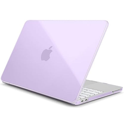 Batianda CrystalAir Case for MacBook Neo 13 Inch 2026, Crystal Violet | 4-in-1 Bundle Ultra Clear Slim Hard Shell, Lightweight Everyday Protection for MacBook Neo 13 Inch 2026 Model A3404 - color: Crystal Violet