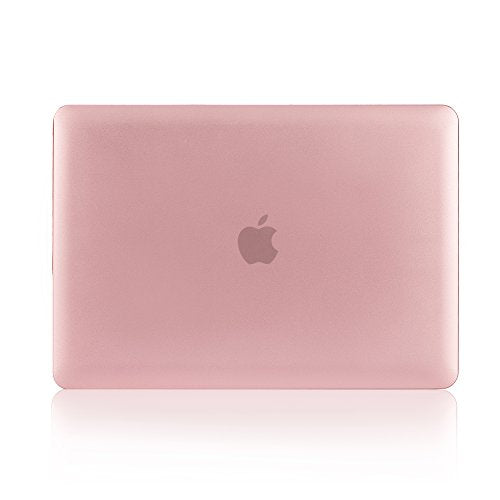 RUBAN Case for MacBook Pro Retina 13 inch (A1502 & A1425 Models) 2015 2014 2013 2012, Plastic Hard Shell Case & Keyboard Cover for Old Version MacBook Pro Retina 13 Inch, Rose Gold - color: Rose Gold