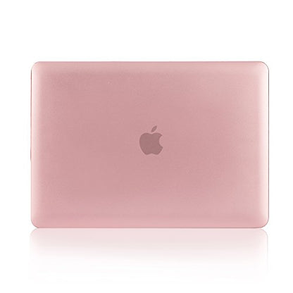 RUBAN Case for MacBook Pro Retina 13 inch (A1502 & A1425 Models) 2015 2014 2013 2012, Plastic Hard Shell Case & Keyboard Cover for Old Version MacBook Pro Retina 13 Inch, Rose Gold - color: Rose Gold