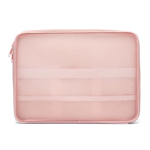 CONMOTO Laptop Case Sleeve,13 inch 15inch Computer Carrying Bag Laptop Sleeve Compatible for MacBook Air/Pro, HP, Dell, Lenovo, Acer - color: Pink, size: 15 inch