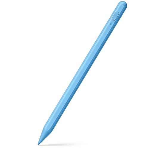 Stylus Pen for iPad Pencil 11th&10th,Pencil with Palm Rejection Tilt Sensitivity,Apple Pen 2018-2025 for Apple iPad A16/11/10/9/8/7/6th,Pro 12.9"/11"/13" M5/M4,Air M3/M2/5/4/3,Mini A17/6th/5th-Blue - color: Blue