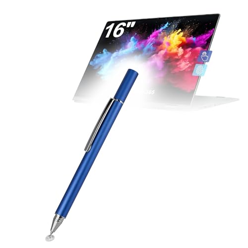 BoxWave Stylus Pen Compatible with Jumper J1 Convertible Laptop (16 in) - FineTouch Capacitive Stylus, Super Precise Stylus Pen - Lunar Blue