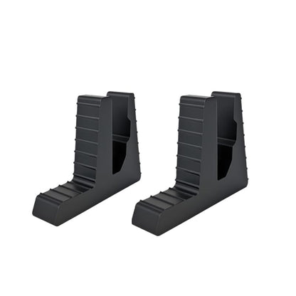 2-Pack Laptop Stand - Vertical Laptop Stand with Cable Management Silicone Holder, Anti-Slip, Durable, Cooling Stand, Universal for MacBook/Dell/HP/Lenovo Laptops