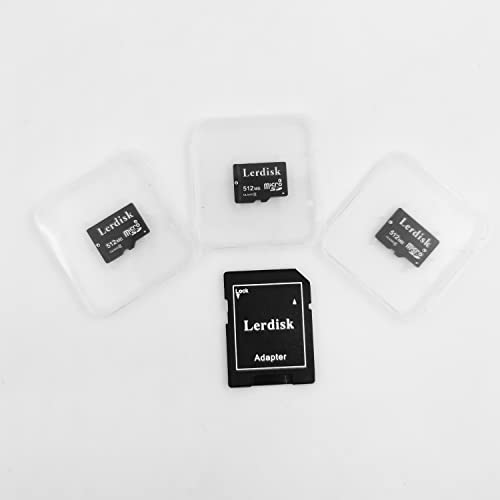 Factory Wholesale Micro SD Card 512MB (0.5GB) Pack of 3 in Bulk Low Capacity for MP3/Old Phones/Small Files Only -Not for Cameras/Dashcams/GB Devices - size: 512MB Class4