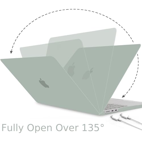 B BELK Compatible with MacBook Air 13.6 inch Case M5 2026 2025 2024 2023 2022 M4 M3 M2 A3449 A3240 A3113 A2681 Liquid Retina Display, Plastic Hard Shell +Keyboard Cover+Screen Protector, Antique Green - color: Antique Green