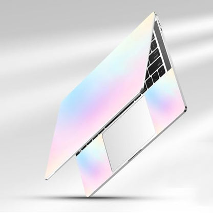 15-15.6 inches Netbook Laptop Skin Sticker Decal Reusable Cover Protector for 11.6 12 13 13.3 14 15 15.4 Notebook Chromebook Easy to Apply and Remove, Scratch-Resistant Waterproof I Pastel Gradient - color: Pastel Gradient