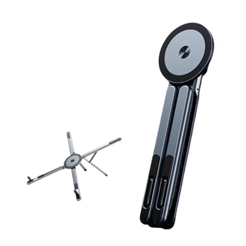 Laptop Stand, Multi-Purpose Portable Foldable Magnetic Stand, Aluminum Alloy Adjustable Holder for Smartphones, Pad, Laptop