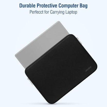 MOSISO Laptop Case 12.3 inch, 11.6-12.3 inch Laptop Sleeve with Small Case | Compatible with MacBook Air 11.6, Acer HP Dell Lenovo Samsung ASUS, Surface Pro, Neoprene Computer Sleeve Bag, Black - color: Black, size: 12.3 inch