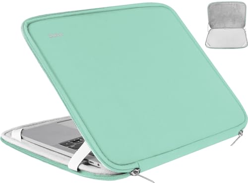 Laptop Case 14 inch, Durable Shockproof Protective Computer Cover Flip Case Briefcase Carrying Bag Compatible with 14" HP, Lenovo, Asus, Acer, Notebook, Chromebook Computer, Light Blue - color: Light Blue, size: 14 Inch