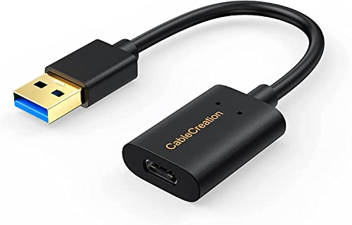 CableCreation 2Pack USB C Female to USB Male Adapter, 5Gbps USB3.1 to USB C Adapter Compatible with Laptops, Logitech StreamCam, etc - style: Cable Adapter-2Pack
