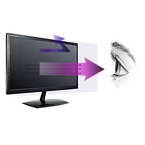 Anti Blue Light Screen Protector (3 Pack) for 27 Inches Widescreen Desktop Monitor. Filter out Blue Light that relieve computer eye strain and help you sleep better - size: 27 inch Diagonal (23.5" width x 13.3" height)