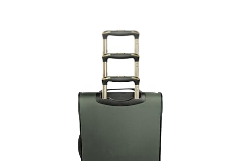 Kenneth Cole REACTION Chelsea Chevron Quilted Luggage, Olive, 20-Inch Carry On - color: Olive, size: 20-Inch Carry On