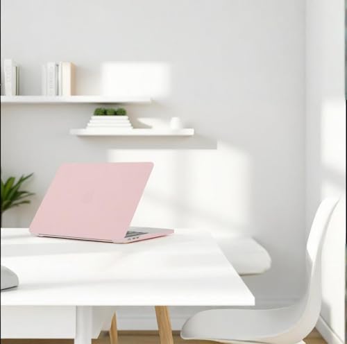 Se7enline for MacBook Pro 13 inch Case M2/M1 2026-2020 A2338,Rose Quartz | Hard Shell Laptop Case Washable Keyboard Cover Skin Anti-Scratch Anti-Drop Heat Dissipation Full Port Access Slim Lightweight - color: Rose Quartz
