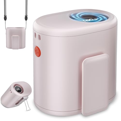 AI Portable Waist Fan, 6-Speed 15,000RPM Strong Turbo Airflow, 30H Cooling Battery Powered Personal Fan Rechargeable, Wearable Hands-Free Shirt/Belt/Body Fan for Travel, Work, Outdoor Off-White - color: Off-White