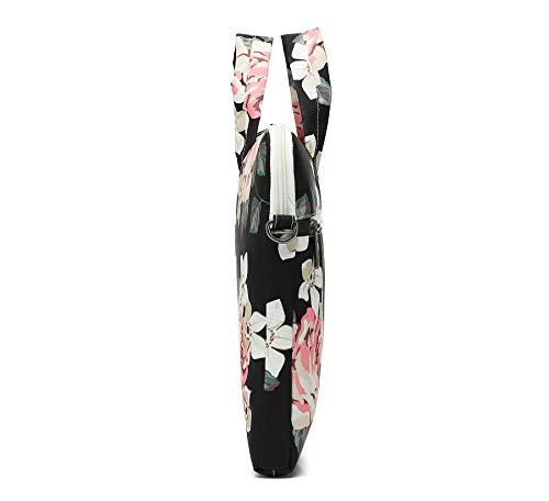 15 inch White Rose Water Resistant Laptop Shoulder Messenger Bag Sleeve Case for MacBook Pro 16 inch and 15 inch-15.6 inch laptop - color: ‎white Rose