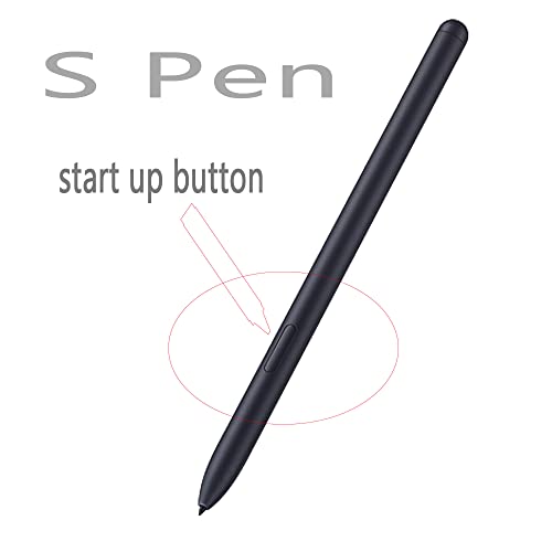 Galaxy Tab S7 Stylus Pen Replacement for Samsung Galaxy Tab S7, Tab S7+ Plus, Tab S7 FE, S8, S8+, S8 Ultra S Pen Stylus+ Tips/Nibs (Black Pen) - color: Black