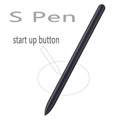 Galaxy Tab S7 Stylus Pen Replacement for Samsung Galaxy Tab S7, Tab S7+ Plus, Tab S7 FE, S8, S8+, S8 Ultra S Pen Stylus+ Tips/Nibs (Black Pen) - color: Black