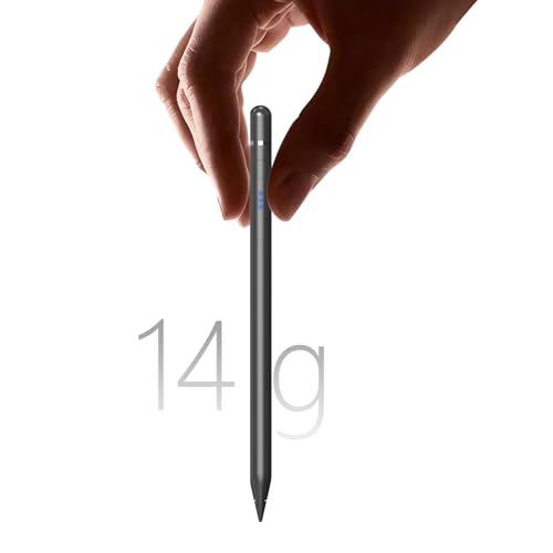 iPad Pencil 1st Generation for iPad, Stylus Pen for Pencil 2nd Generation with Magnetic Charging Tilt Sensitivity& Palm Rejection, Pencil for iPad Pro 11/12.9/13, Air, Mini Black - color: black