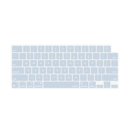 MOSISO Keyboard Cover Skin Compatible with MacBook Air 15 inch M3 M2 | A3114 A2941/Air 13.6 A3113 A2681/Pro 14/16 M4 M3 M2 M1, Baby Blue - color: Baby Blue