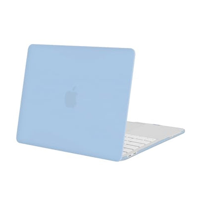 MOSISO Compatible with MacBook Neo Case 13 inch 2026 A3404 A18 Pro Chip | Scratch-Resistant Ultra-thin Protective Hard Shell Case Cover, Air Blue - color: Air Blue