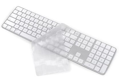 CaseBuy Keyboard Cover for 2024 Apple Magic Keyboard with Touch ID & Numeric Keypad Model A3119 Ultra Thin Clear TPU Protector iMac M4 Accessories