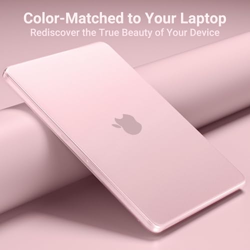 MOSISO Compatible with MacBook Neo Case 13 inch 2026 A3404 A18 Pro Chip | 4 in 1 Kit Ultra-Thin Crack&Fingerprint Resistant Protective Hard Shell, Precision-Matched to Laptop Color, Blush Clear - color: Blush Clear