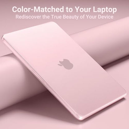 MOSISO Compatible with MacBook Neo Case 13 inch 2026 A3404 A18 Pro Chip | 4 in 1 Kit Ultra-Thin Crack&Fingerprint Resistant Protective Hard Shell, Precision-Matched to Laptop Color, Blush Clear - color: Blush Clear