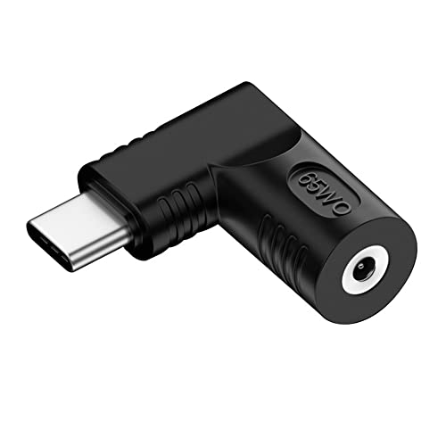 DC Jack 2.5x0.7mm Input to USB-C Type-C Angled 90 Degree Power Plug Charge Adapter for Laptop Phone - style: 2.5x0.7mm