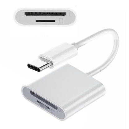 chenyang 2 in 1 USB C to TF Micro SD SDXC SDHC Card Reader Adapter 480Mbps Compatible with Laptop Tablet Phone - style: SD Card 2 IN 1