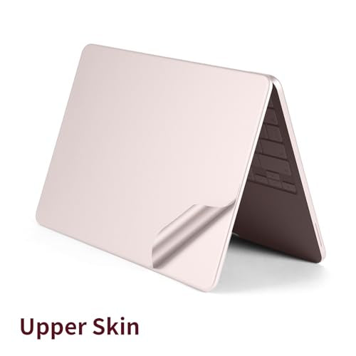 4 in 1 Ultra Thin 3M Vinyl Full Size Laptop Skin Palm Rest Sticker for 2026 New Released MacBook Pro Neo 13 Inch A18 (Blush Pink) - color: Blush Pink