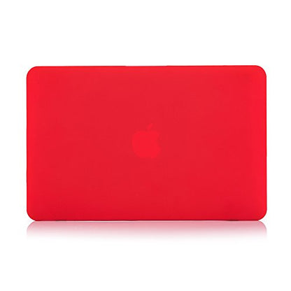 RUBAN Case Compatible with MacBook Air 13 Inch (Models: A1369 & A1466, Older Version 2010-2017 Release), Slim Snap On Hard Shell Protective Cover and Keyboard Cover, Red - color: Red