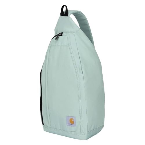 Carhartt Durable Sling Bag, Crossbody Backpack with Side Release Buckle, Tablet Sleeve and Adjustable Strap, Seabrook - color: Crossbody Backpack (Seabrook)