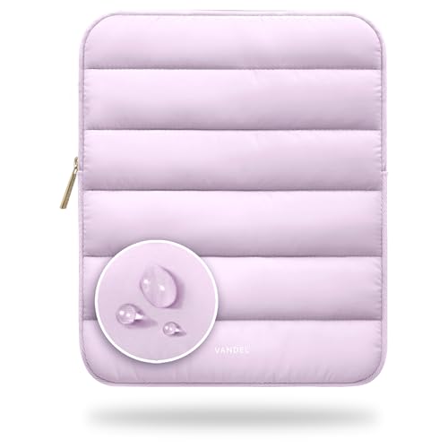 Vandel - The Original Puffy iPad Sleeve 9-11 Inch Tablet Sleeve, Purple i Pad Case for Women and Men, Cute iPad Air Pouch, 9 10 Inch, 11 Inch Bag - color: g. Lilac, size: 9-11 Inch