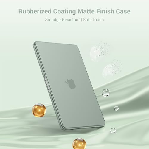 MOSISO Compatible with MacBook Neo Case 13 inch 2026 A3404 A18 Pro Chip | Scratch-Resistant Ultra-thin Protective Hard Shell Case Cover, Antique Green - color: Antique Green