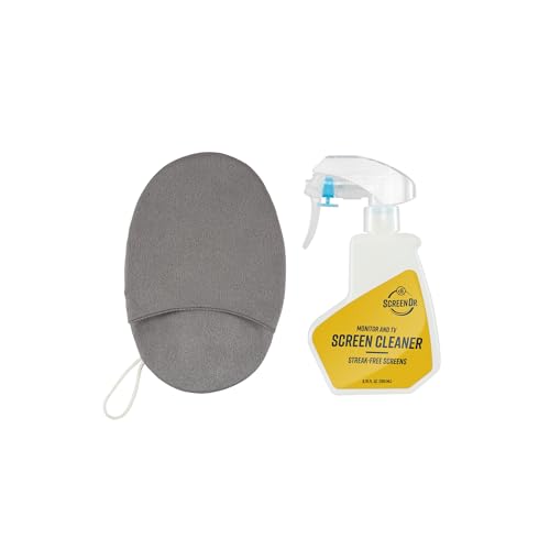 ScreenDr Monitor & TV Screen Cleaning Kit | Streak-free formula removes fingerprints, dust, and smudges from TVs, monitors, laptops, tablets, and phones.