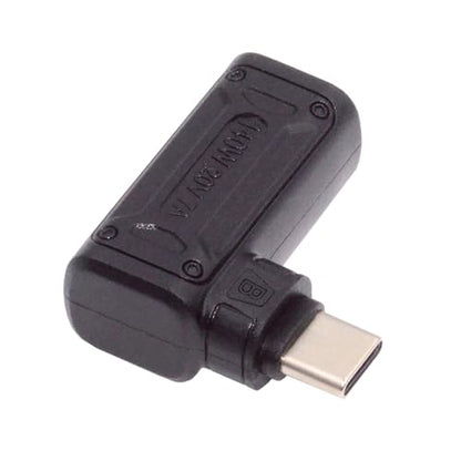 140W 100W DC Jack 7.4x5.0mm Input to USB-C Type-C Angled 90 Degree Power Plug Charge Adapter for Laptop Phone - style: 7.4x5.0mm 140W