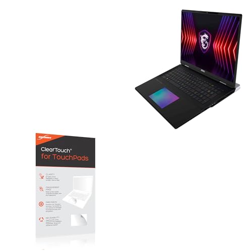 BoxWave Touchpad Protector Compatible with MSI 18" Titan 18 HX AI Gaming Laptop - ClearTouch for Touchpad (2-Pack), Pad Protector Shield Cover Film Skin