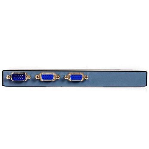 StarTech 2-Port VGA Video Splitter - 2048x1536 at 80Hz - TAA (ST122PRO) | Duplicates 1 VGA source to 2 monitors, Built-in amplifier, 350MHz high video bandwidth, VGA splitter 1x2 - style: 2 Port
