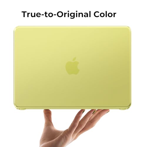 EooCoo for MacBook Neo Case 13 inch, Scratch Resistant, Original Citrus | 4 in 1 Kit, Durable, Easy Snap-On, Stays New, Model A3404 (A18 Pro Chip) - color: Original Citrus