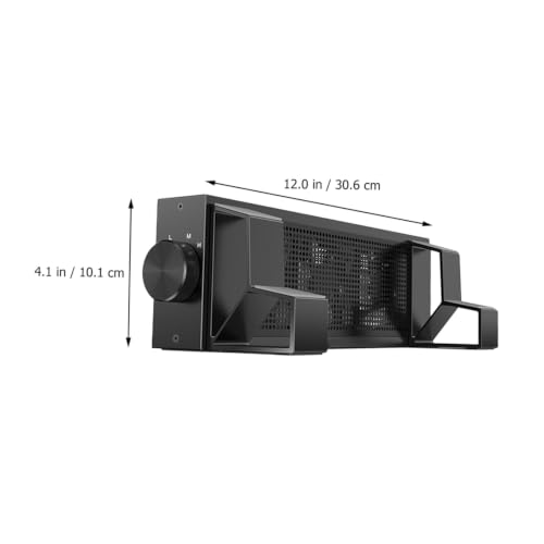 BESPORTBLE RGB Laptop Cooling Pad Adjustable Fan Gaming Notebook Stand Heat Dissipation Holder for Desk and Bed Use
