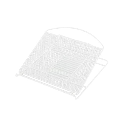 Safco Onyx Mesh Adjustable Ventilated Tabletop Laptop, Tablet Stand, Ergonomic Lift Stand' Silver - color: Silver