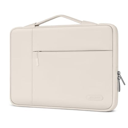 MOSISO Laptop Case 13.3 inch, 13-13.3 inch Laptop Sleeve with Handle Compatible with MacBook Air/Pro 13/Pro 14 M5 M4 M3 M2 M1,HP Dell ASUS Lenovo, Polyester Multifunctional Computer Bag, Sand - color: Sand, size: 13.3 inch
