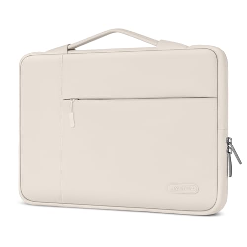 MOSISO Laptop Case 13.3 inch, 13-13.3 inch Laptop Sleeve with Handle Compatible with MacBook Air/Pro 13/Pro 14 M5 M4 M3 M2 M1,HP Dell ASUS Lenovo, Polyester Multifunctional Computer Bag, Sand - color: Sand, size: 13.3 inch