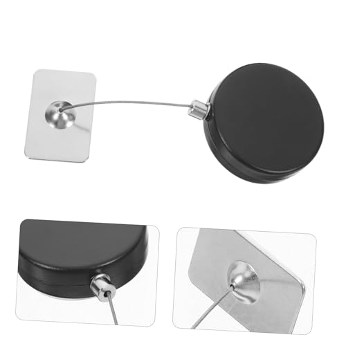Mikikit 2pcs Security Cable Lock Retractable Lock Buckle Security Cable for Travel