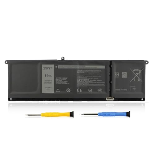 54Wh V6W33 Laptop Battery Replacement for Dell Inspiron 3510 3511 3515 5310 | 5410 5418 5510 5515 5518 5625 5630 5635 7415 7435 7425 7430 7445 2-in-1 Latitude 3320 3330 3420 3520 Vostro 3515 3525 4-Cell - size: 11.22*3.54*0.2 inch V6W33