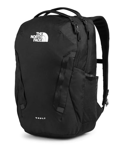 The North Face Vault Everyday Laptop Backpack, TNF Black-NPF, One Size | Commuter Travel Bag, Water-Repellent Finish, Spacious Compartment - color: Tnf Black-npf